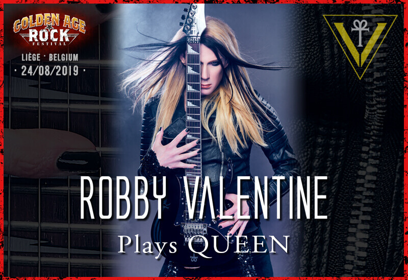 Robby Valentine plays Queen