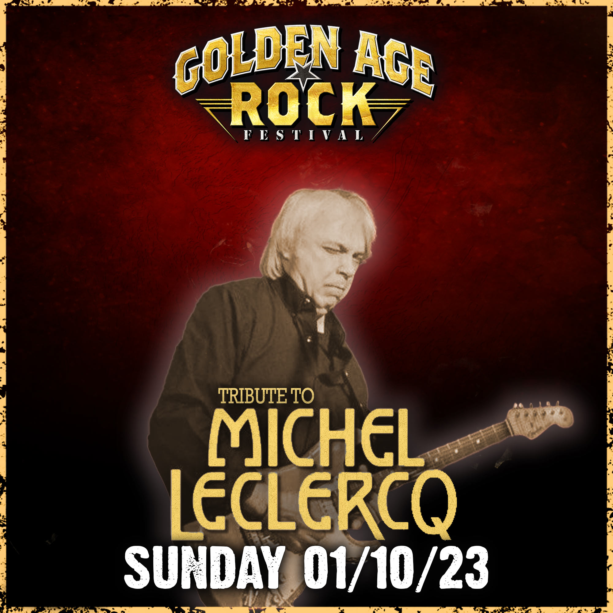 Tribute To Michel Leclercq (Be) - Golden Age Rock Festival